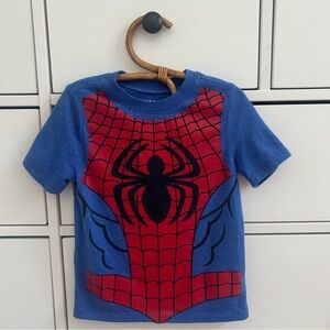 Spider-Themed Kids Costume T-Shirt - Blue and Red